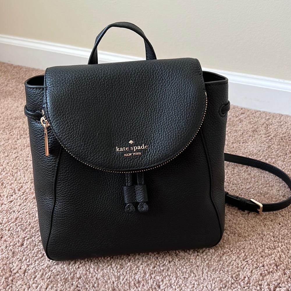 Kate Spade Black Leila Medium backpack